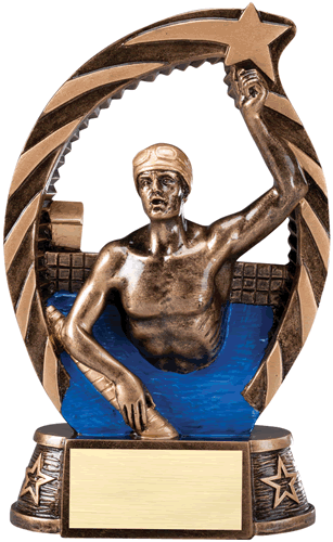 resin swimming trophy custom sport awards