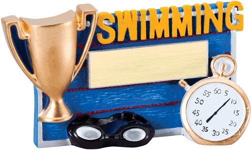 resin swimming trophy custom sport awards