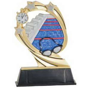 resin swimming trophy custom sport awards