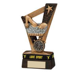 resin swimming trophy custom sport awards