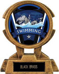 resin swimming trophy custom sport awards