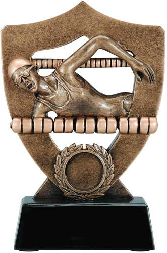 resin swimming trophy custom sport awards