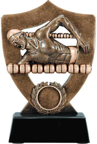 resin swimming trophy custom sport awards