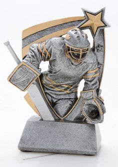 resin hockey trophy custom sport awards