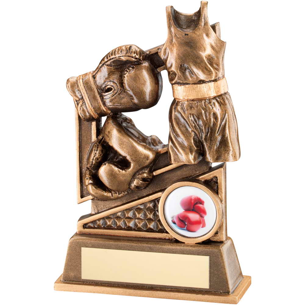 custom resin boxing souvenir sport trophy
