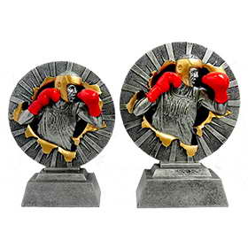 custom resin boxing souvenir sport trophy