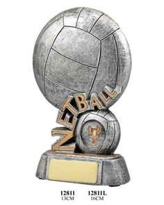 custom souvenir resin netball trophy awards