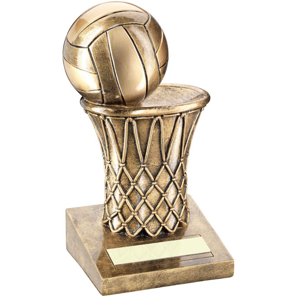 custom souvenir resin netball trophy awards