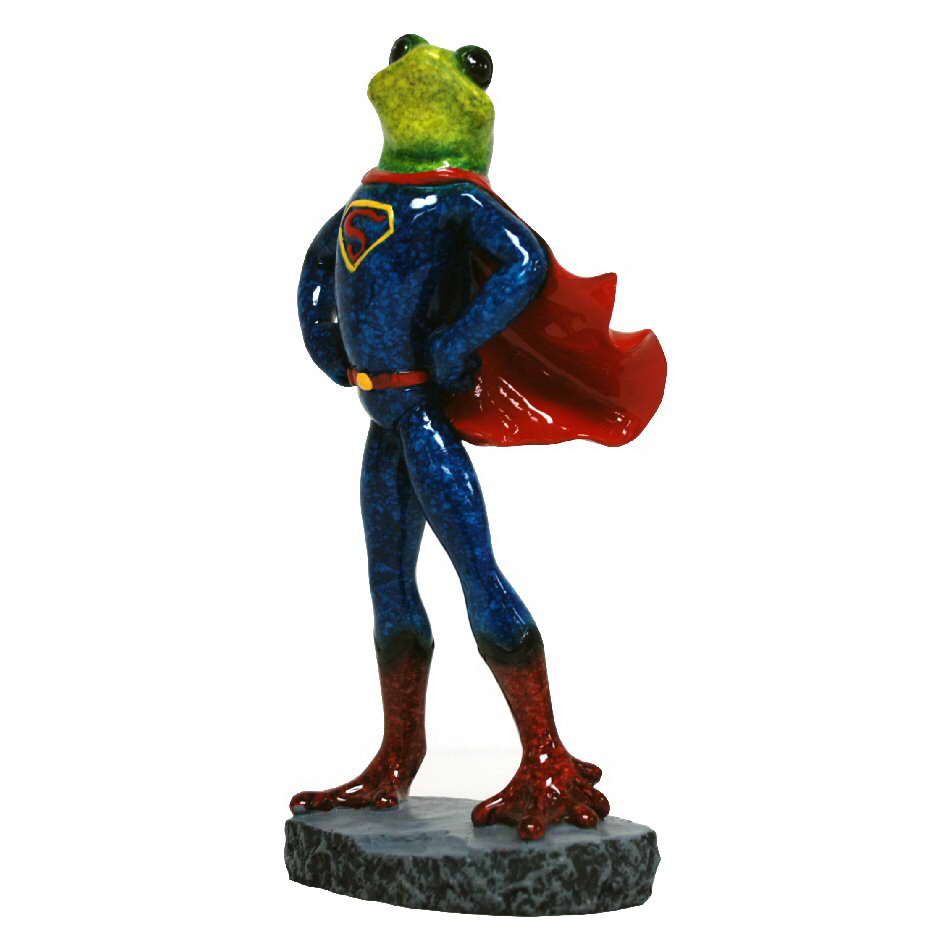custom souvenir resin frog statue garden decoration