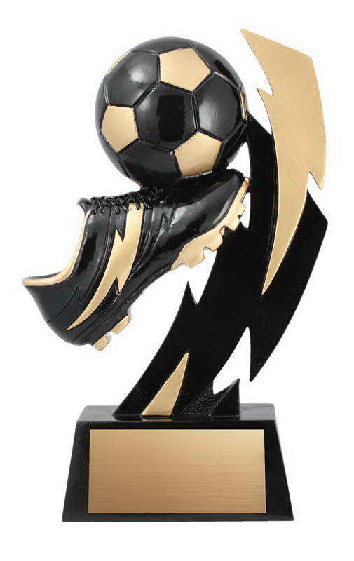custom resin soccer trophy sport award