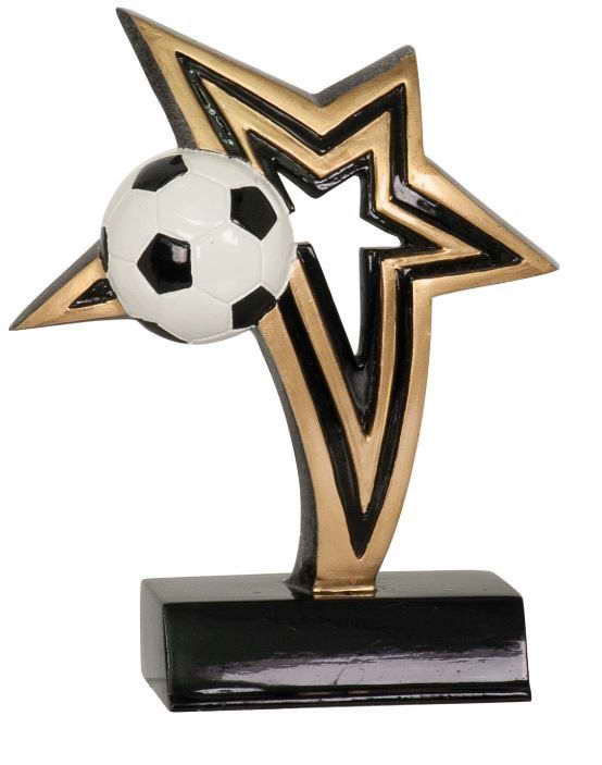 custom resin soccer trophy sport award