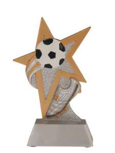 custom resin soccer trophy sport award