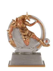 custom resin soccer trophy sport award
