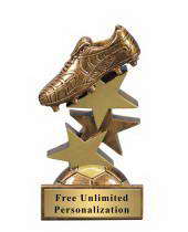 custom resin soccer trophy sport award