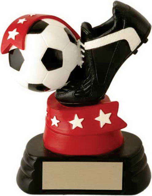 custom resin soccer trophy sport award