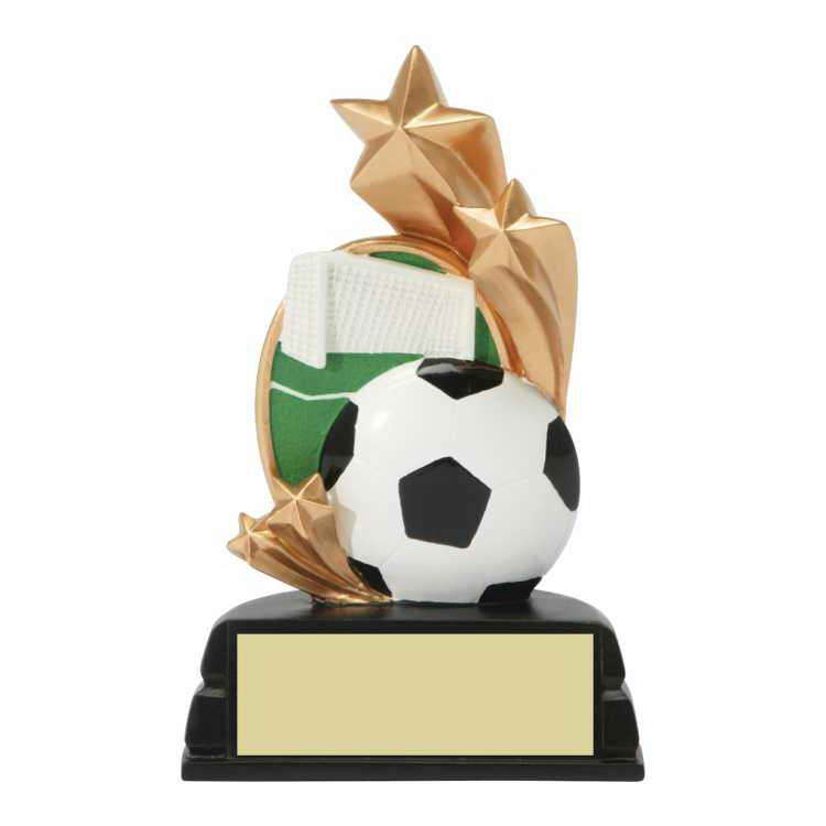 custom resin soccer trophy sport award