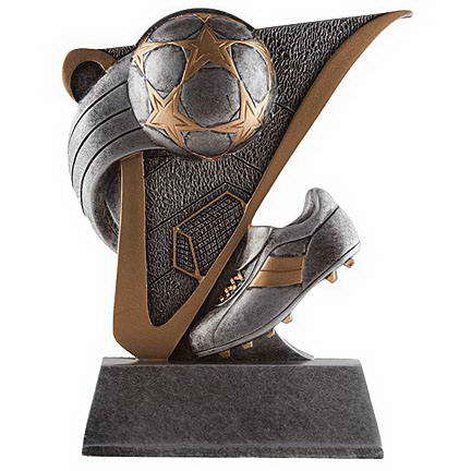 custom resin soccer trophy sport award