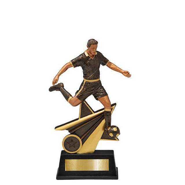 custom resin soccer trophy sport award