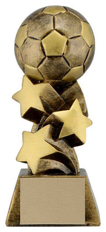 custom resin soccer trophy sport award