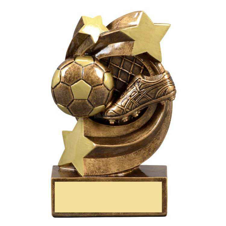 custom resin soccer trophy sport award