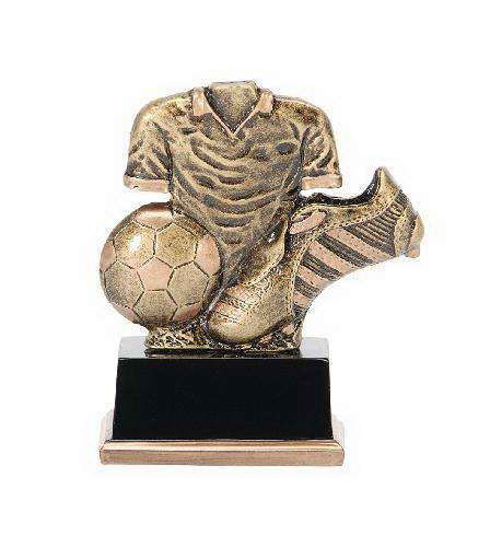 custom resin soccer trophy sport award