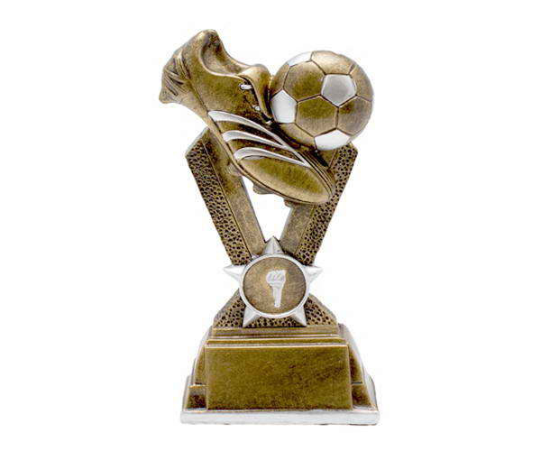 custom resin soccer trophy sport award