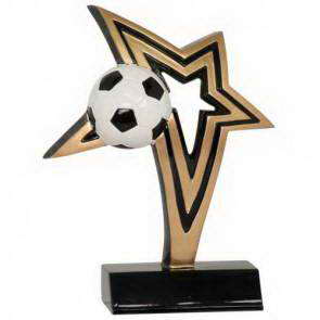 custom resin soccer trophy sport award