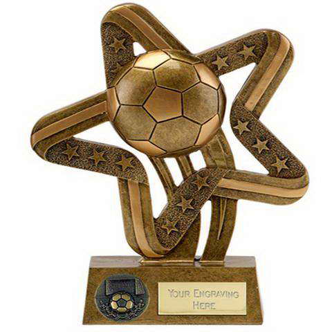 custom resin soccer trophy sport award