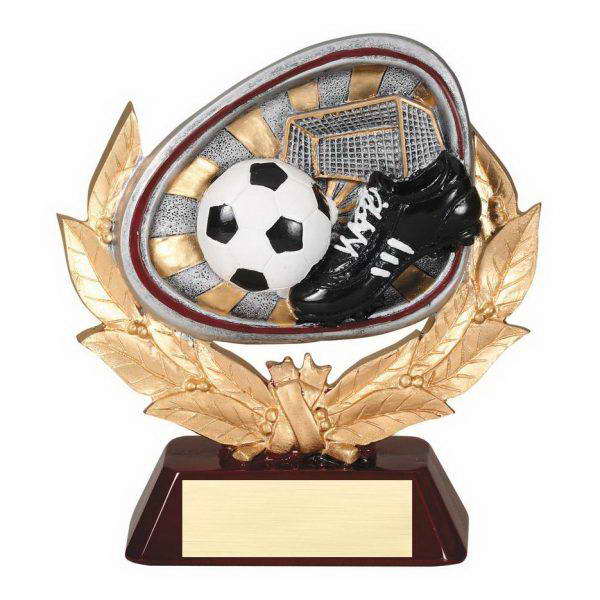 custom resin soccer trophy sport award