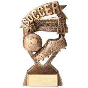 custom resin soccer trophy sport award