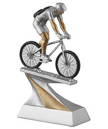 custom resin cycling sport trophy award