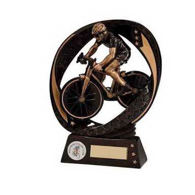 custom resin cycling sport trophy award