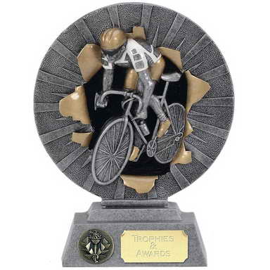 custom resin cycling sport trophy award