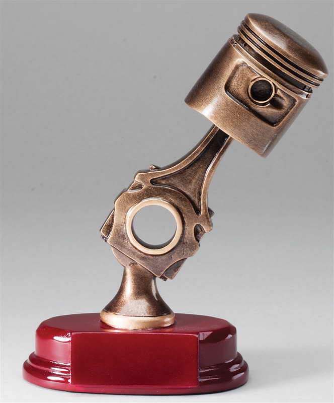 custom resin racing sport trophy award