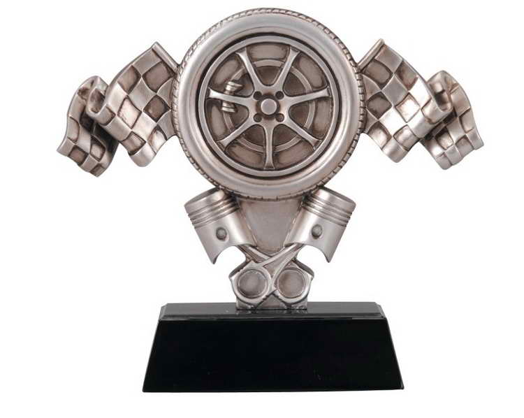 custom resin racing sport trophy award