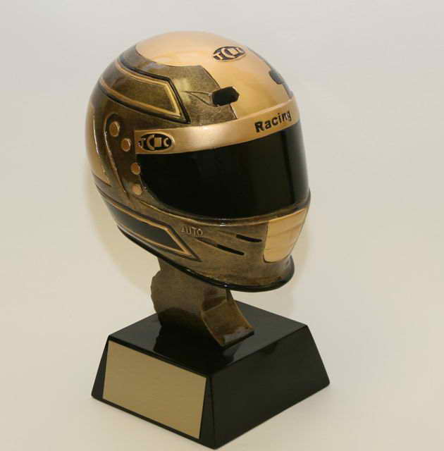 custom resin racing sport trophy award