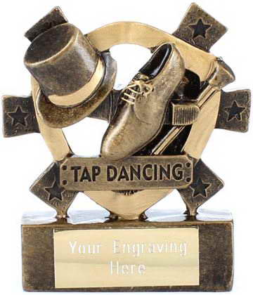 custom resin dancing sport trophy