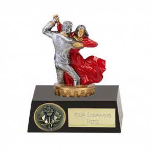 custom resin dancing sport trophy